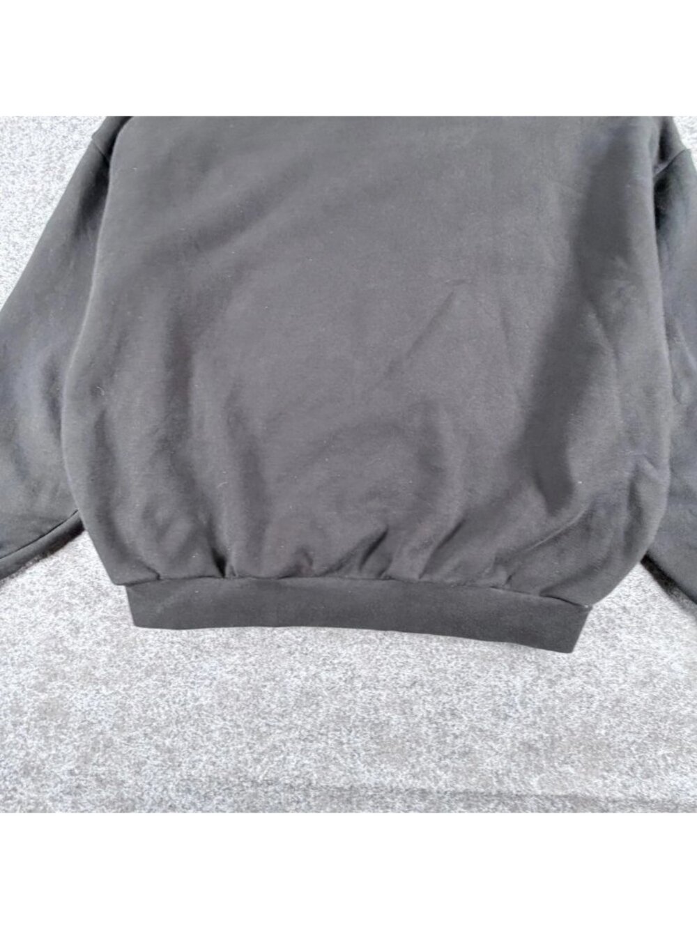 Fear Of God Essentials Sweatshirt Mens L Black Classic Fleece Crew Neck Outdoor - Picture 12 of 16